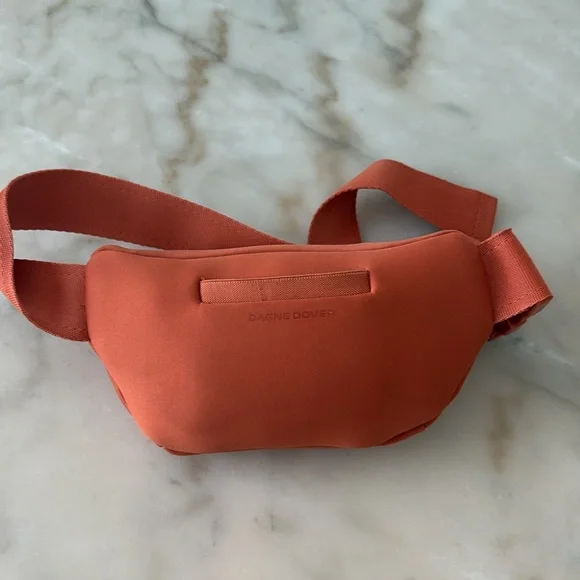 DAGNE DOVER Ace Neoprene Belt Bag Coyote Dark Orange - Picture 8 of 17